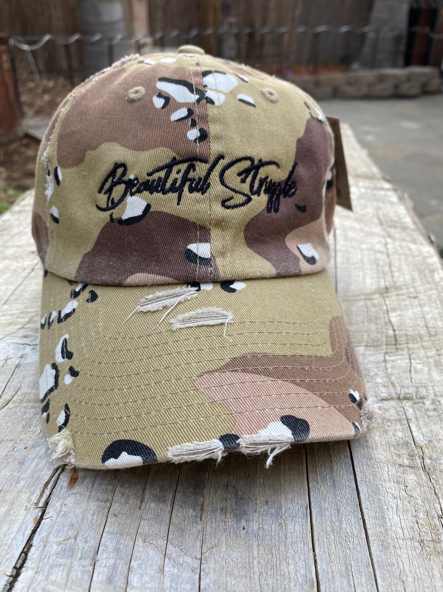 Beautiful Struggle Cap - Desert Storm