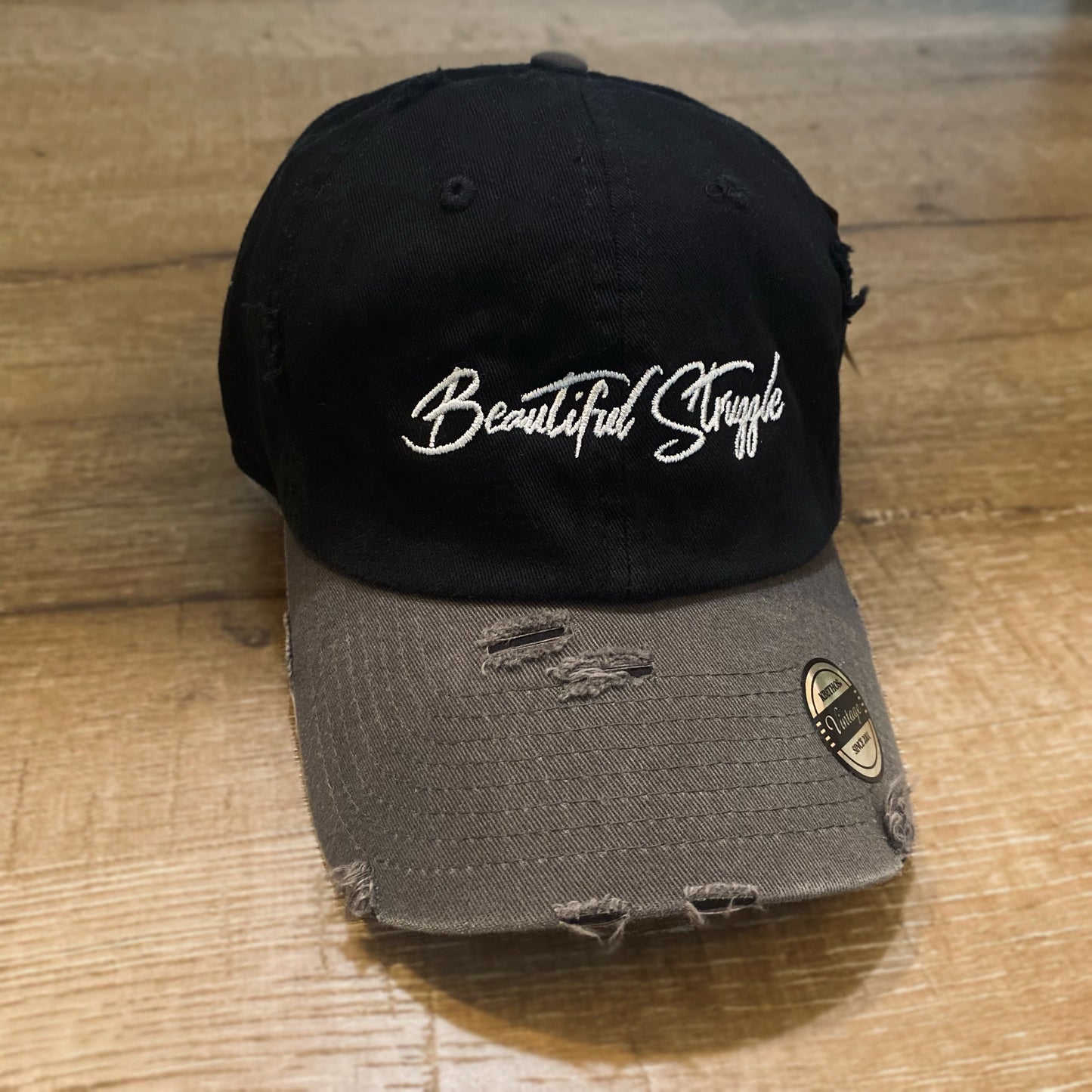 Beautiful Struggle Cap - Black & Gray