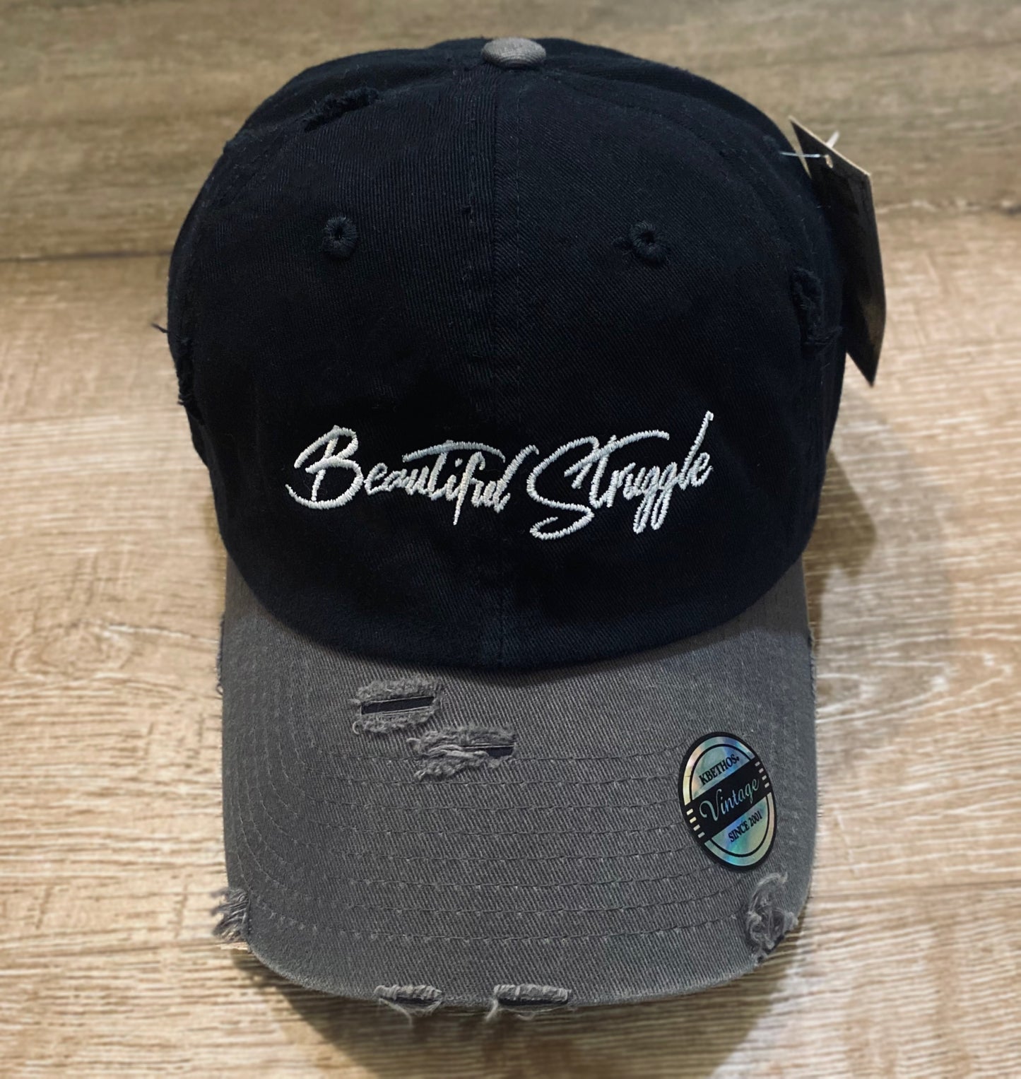 Beautiful Struggle Cap - Black & Gray