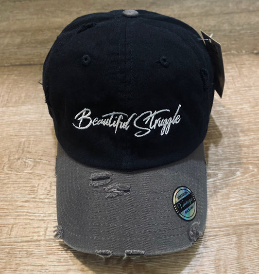 Beautiful Struggle Cap - Black & Gray