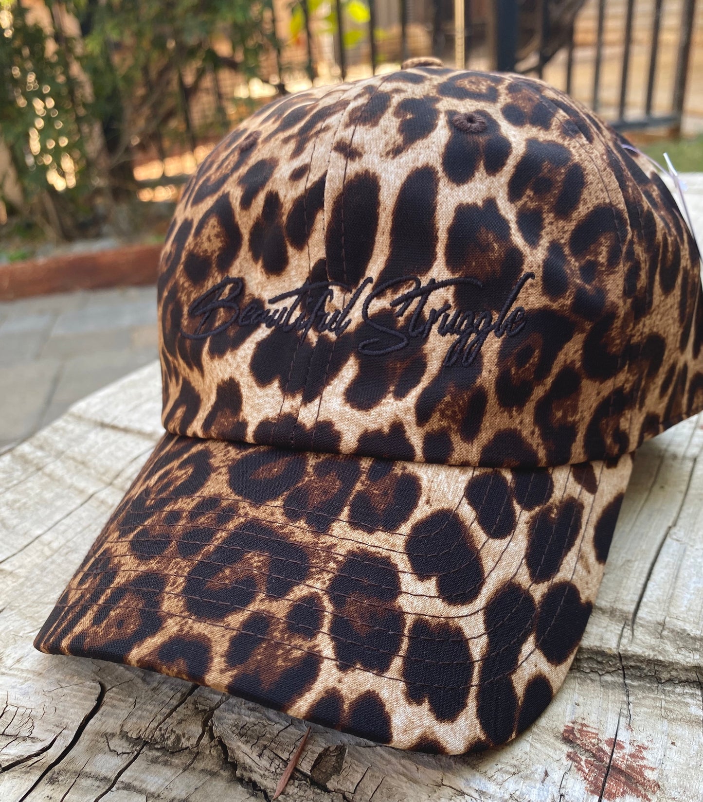 Beautiful Struggle Cap - Leopard