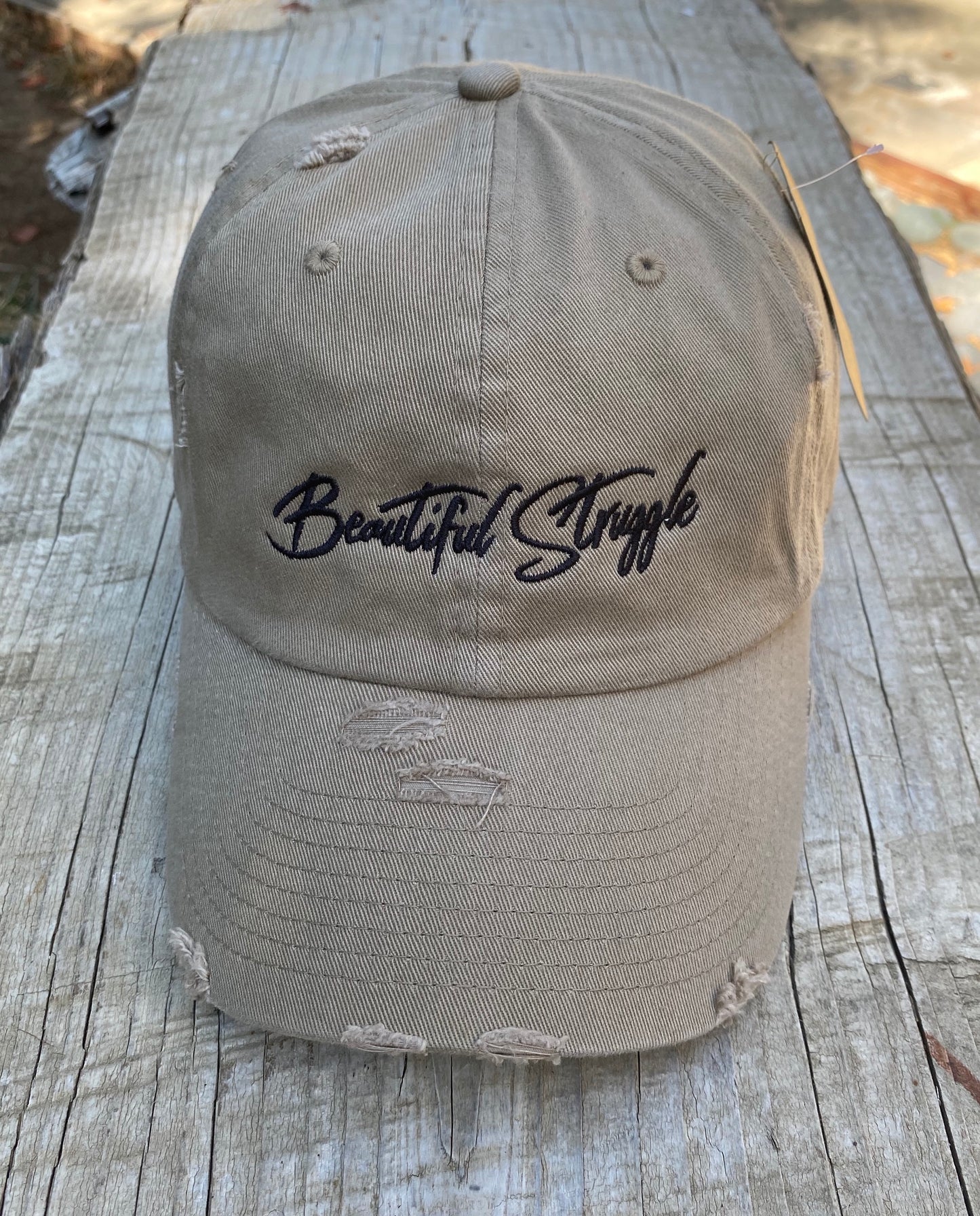 Beautiful Struggle Cap - Beige