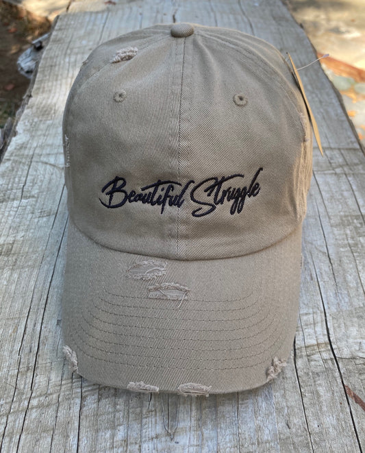 Beautiful Struggle Cap - Beige