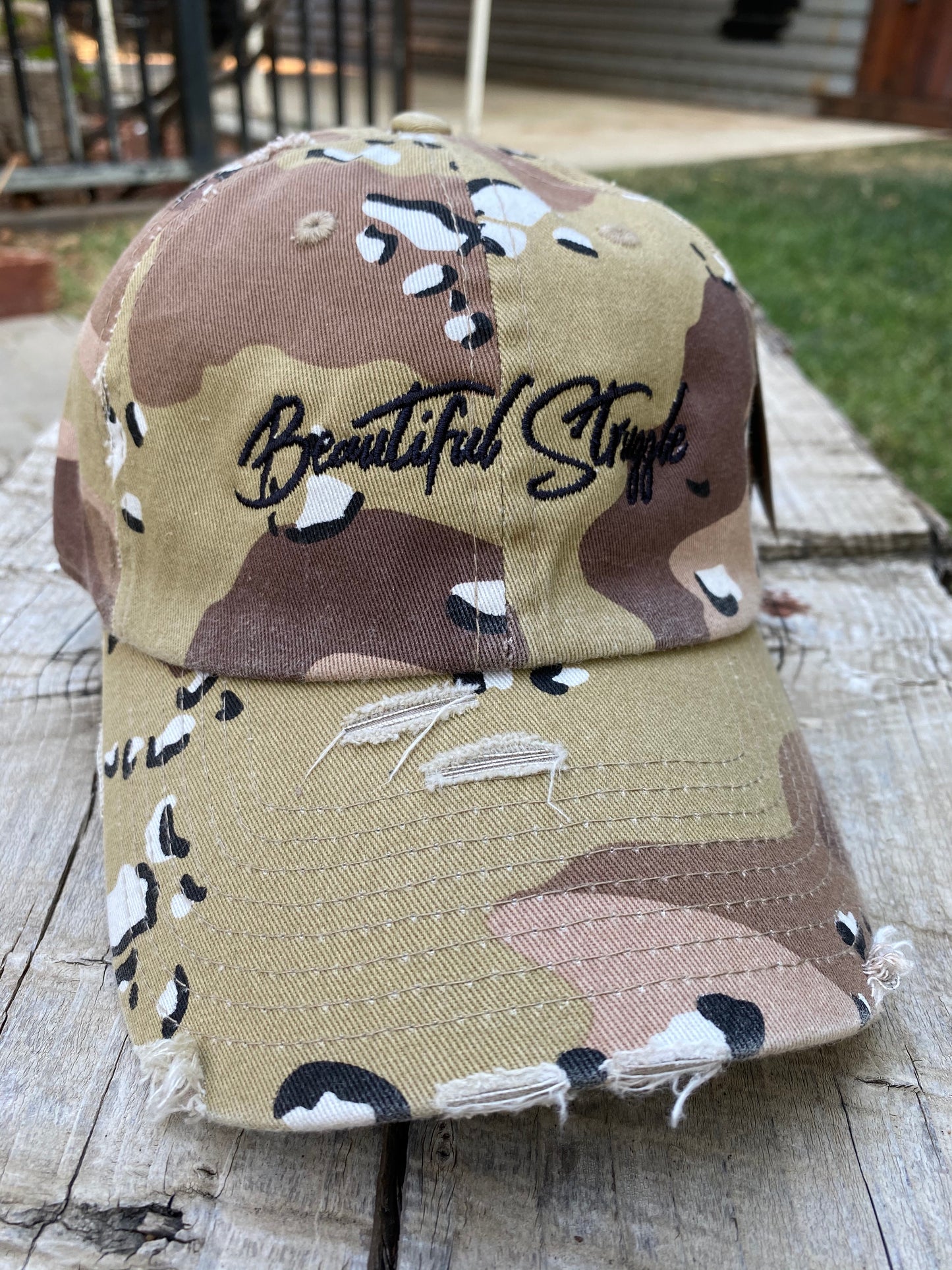 Beautiful Struggle Cap - Desert Storm