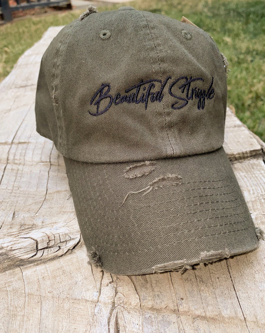 Beautiful Struggle Cap - Olive Green